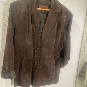 Woman’s Brown Suede Jacket